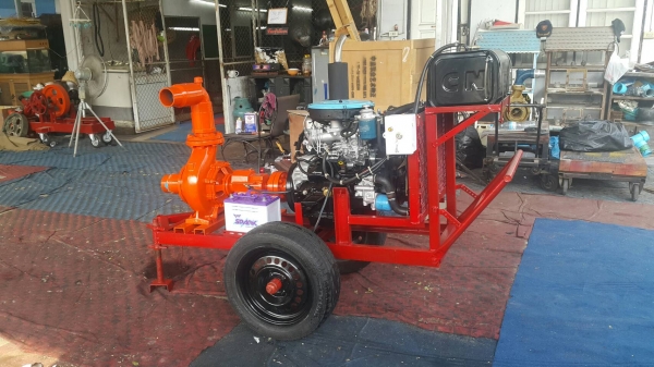 เครื่องสูบนํ้าประกอบใหม่พร้อมใช้งาน เครื่องยนต์ ISUZU C190 DIESEL