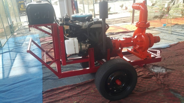 เครื่องสูบนํ้าประกอบใหม่พร้อมใช้งาน เครื่องยนต์ ISUZU C190 DIESEL