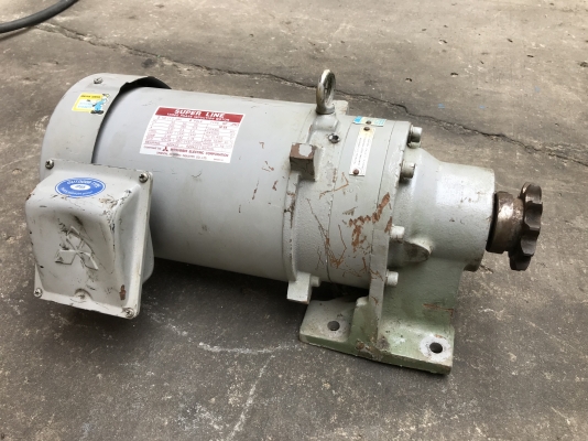 ขายมอเตอร์เกียร์ Cycro drive Sumitomo 2HP. 380V อัตราทด 1:21 เพลาออกประมาณ 66รอบต่อนาที สภาพสวยมากเดิมๆ วิ่งนิ่ม พร้อมใช้งาน