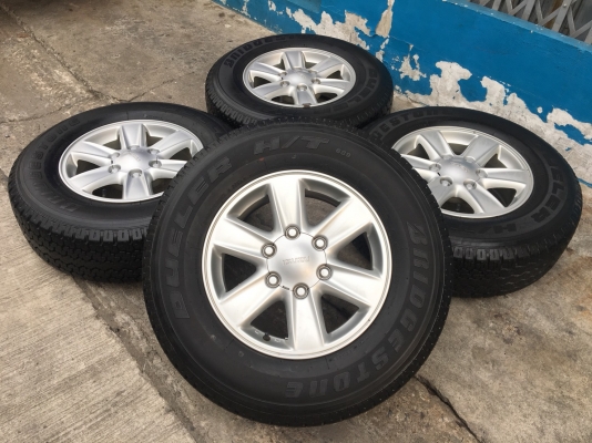 ล้อแม็ก ISUZU D-Max All New ขอบ 16 พร้อมยาง Bridgestone 245-70-16 ปี 12