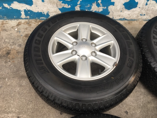 ล้อแม็ก ISUZU D-Max All New ขอบ 16 พร้อมยาง Bridgestone 245-70-16 ปี 12