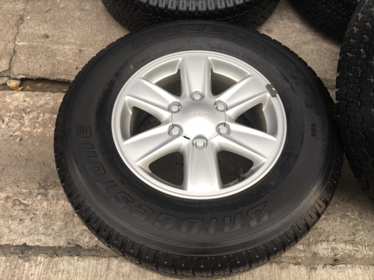 ล้อแม็ก ISUZU D-Max All New ขอบ 16 พร้อมยาง Bridgestone 245-70-16 ปี 12