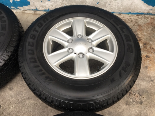 ล้อแม็ก ISUZU D-Max All New ขอบ 16 พร้อมยาง Bridgestone 245-70-16 ปี 12