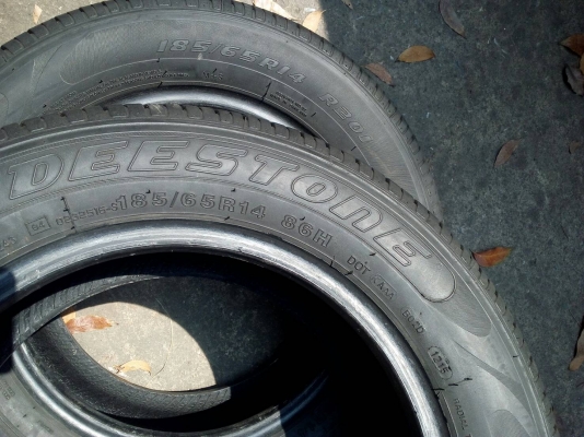 185/64R14 BRIDGESTONE และ DEESTONE ปี15 ชุด 4 เส้น โทร.081-427-3941 IDไลน์ : 0814273941