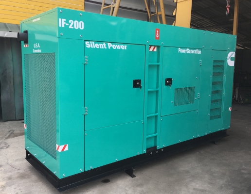 CUMMINS 200 KVA. U.S.A. พร้อมชุด Auto A.T.S.จัดส่งฟรี รับประกัน 24 เดือน