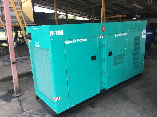 CUMMINS 200 KVA. U.S.A. พร้อมชุด Auto A.T.S.จัดส่งฟรี รับประกัน 24 เดือน