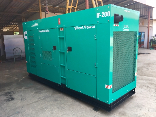 CUMMINS 200 KVA. U.S.A. พร้อมชุด Auto A.T.S.จัดส่งฟรี รับประกัน 24 เดือน