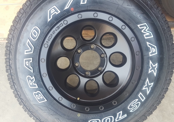 ล้อใหม่หยดน้ำ ขอบ16 หน้า8 ยางใหม่265/70/16 ปี18