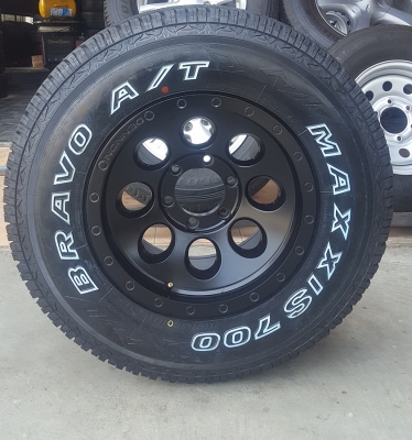 ล้อใหม่หยดน้ำ ขอบ16 หน้า8 ยางใหม่265/70/16 ปี18