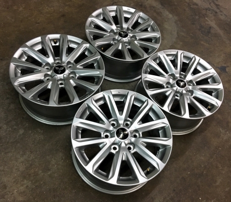 ล้อแม็กป้ายแดง Mitsu New Triton Plus ขอบ 17 สีเทา สวยกริ๊บ