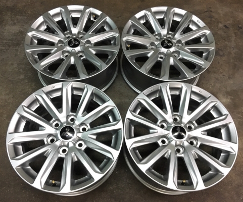 ล้อแม็กป้ายแดง Mitsu New Triton Plus ขอบ 17 สีเทา สวยกริ๊บ