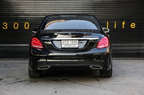 ขาย MERCEDES-BENZ C300 BLUETEC HYBRIDS AMG DYNAMIC W205 ปี 2015 สีดำ (SUPER BLACK)