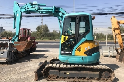 ขายแม็คโคร KUBOTA RX-503 ปี 2004 (ขนาด 5 ตัน)FROM JAPAN พร้อมใช้งาน ติดต่อ 063-9316985 ID LINE : 0639316985 ครับ
