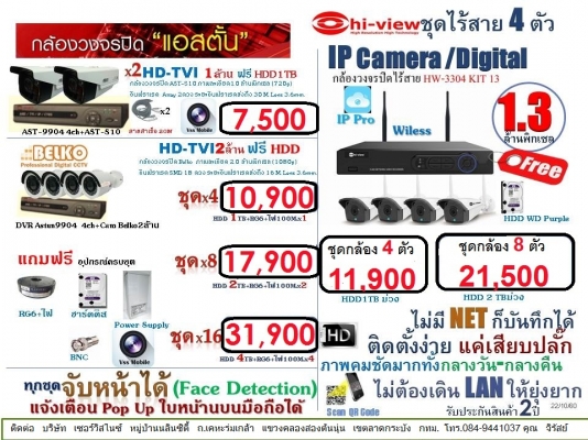 ชุดกล้องวงจรปิด 4ตัวกับ1กล่องบันทึก 1ล้านพิเชล ชุดกล้องวงจรปิด 4ตัวกับ1กล่องบันทึก 1ล้านพิเชล