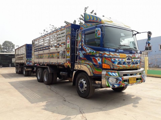 HINO Victor 344 แรง ปี 59 ไมล์หลักหมื่น เดิมๆ พร้อมใช้งาน ยางดี  พร้อมใช้งาน