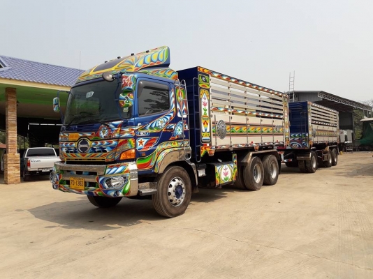 HINO Victor 344 แรง ปี 59 ไมล์หลักหมื่น เดิมๆ พร้อมใช้งาน ยางดี  พร้อมใช้งาน