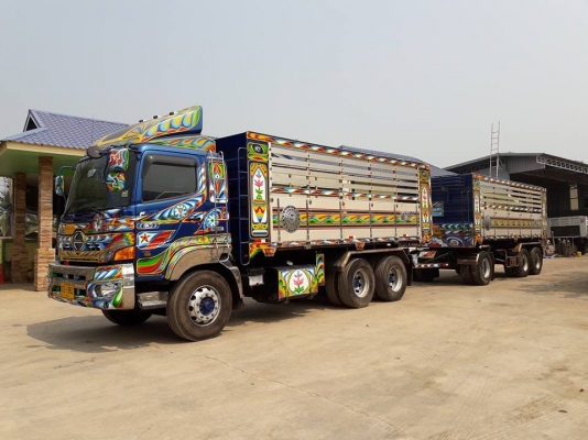 HINO Victor 344 แรง ปี 59 ไมล์หลักหมื่น เดิมๆ พร้อมใช้งาน ยางดี  พร้อมใช้งาน