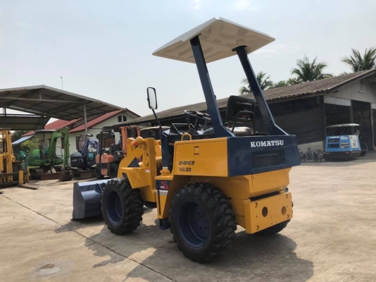 รถตักล้อยาง KOMATSU WA20-1 ทำสีใหม่ นำเข้า มือสองญี่ปุ่น
