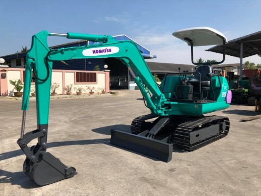 รถขุด KOMATSU PC20-7 นำเข้ามือสองญี่ปุ่น ทำสีใหม่ รถมือสองญี่ปุ่น
