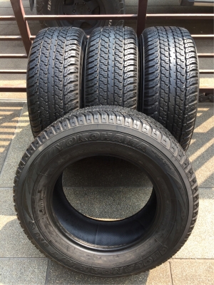 ยาง Yokohama 265 65 17 ปี16 ดอกเต็ม ไม่มีปะ เนื้อนิ่มๆ ใช้ยาว ราคาไม่แพง