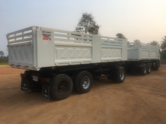 ขายรถพ่วง344ปี55 ดั้มสามมิตร หัวเดิมบาง. ยางดี. เครื่องเกียร์ดีมาก