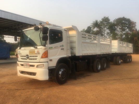 ขายรถพ่วง344ปี55 ดั้มสามมิตร หัวเดิมบาง. ยางดี. เครื่องเกียร์ดีมาก