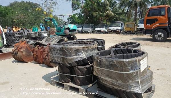 ขายถูกด่วนๆแทรคยางใหม่ งานนำเข้าจากญี่ปุ่นแท้ๆ*ใส่กับรถขุดไซค์ 40,45,50 /ขนาด 400 *70(ข้อถี่)*72.5 /(เส้นละ :30,000 บาท) (คู่ละ : 53,000 บาท) สนใจรีบติดต่อ 0819337688