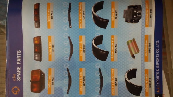 จำหน่ายอะไหล่ช่วงล่าง ช่วงบน ชุดรองรับน้ำหนัก รถพ่วงเทเลอร์ทุกชนิด