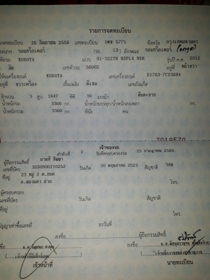 ขายรถแบ็คโฮ  KUBOTA รุ่น pc 30 สภาพดีมาก  ใช้งานได้ดี  ราคา 330,000  ติดต่อ คุณที โทร:  085-239-9516  โทร: 095-354-6616  Line  Id: teepunya