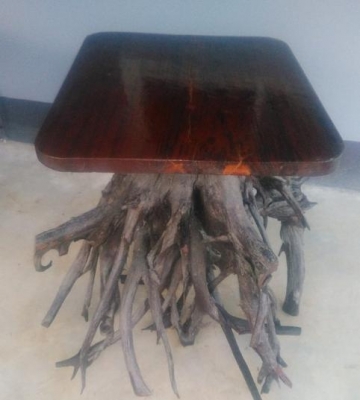 ขายโต๊ะขารากไม้