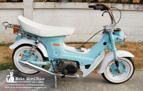 ขายด่วนชาลีแท้ๆ Honda Chaly ฟ้าอ่อนๆน่ารักๆ -ราคา 18,900 บาท -ระบบไฟครบ ไฟหน้า-หลัง สูงตํ่า ไฟเบรค ไ