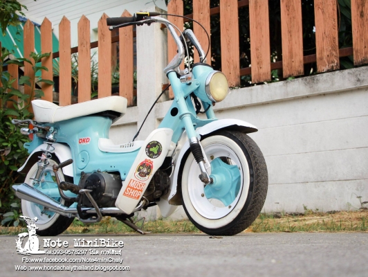 ขายด่วนชาลีแท้ๆ Honda Chaly ฟ้าอ่อนๆน่ารักๆ -ราคา 18,900 บาท -ระบบไฟครบ ไฟหน้า-หลัง สูงตํ่า ไฟเบรค ไ
