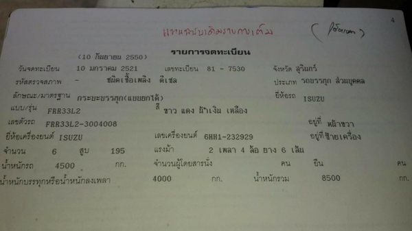 ขายรถดั้มเดก้า 195แรง รถสวย สภาพดี พร้อมใช้งาน เอกสารพร้อมโอน ราคา670,000 สนใจโทร 090-8588220 090-32