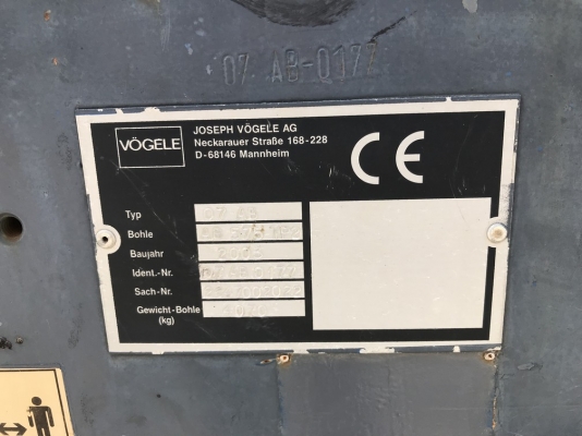 Vogele S2100 ปี 2003 ใช้งาน 3 พันชั่วโมง นำเข้าจากญี่ปุ่น รถสวย ไม่แพงครับ