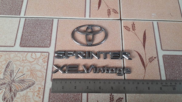 โลโก้ติดท้ายรถ TOYOTA SPRINTER โลโก้ติดท้ายรถ TOYOTA SPRINTER