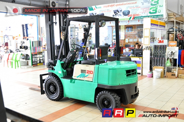 ขายรถโฟล์คลิฟท์มือสอง MITSUBISHI รุ่น F20A500M-73173 นำเข้าจากประเทศญี่ปุ่น 100\% ไม่เคยใช้งานในไทย ขายรถโฟล์คลิฟท์มือสอง MITSUBISHI รุ่น F20A500M-73173 นำเข้าจากประเทศญี่ปุ่น 100\% ไม่เคยใช้งานในไทย