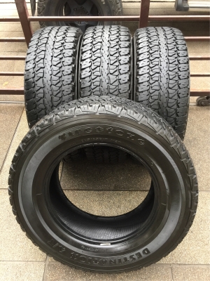 ยาง Firestone ดอกAT 265 65 17 ปลายปี16 ดอกเต็ม ใช้ยาว ราคาไม่แพง
