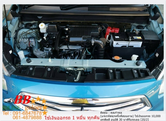 MITSUBISHI ATTRAGE 1.2 GLS 2013 ใช้เงินออกรถ 10,000 บาท