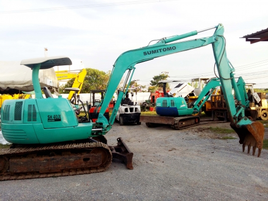 ขายรถแม็กโคร SUMITOMO SH40JX บูมยาวพิเศษ พร้อมใช้งาน ติดต่อ 086-775-7900 086-324-1992