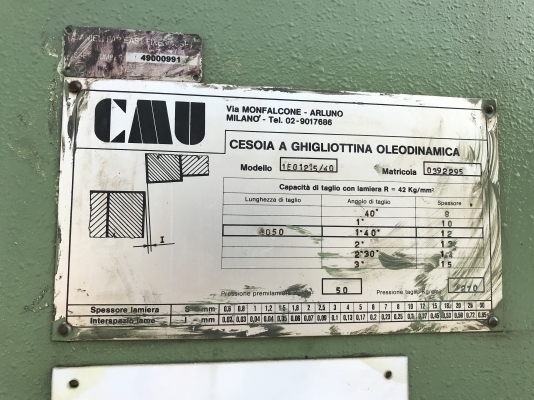 ขายเครื่องตัด4เมตรตัดได้13มิลของอิตารี่พร้อมใช้ราคาสุดคุ้มครับ