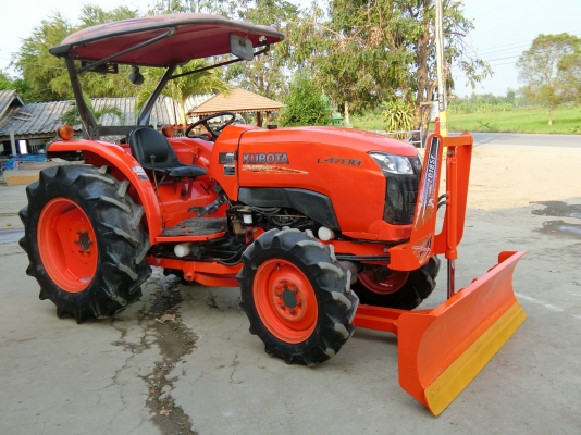 ❥สินค้าเข้าใหม่ L4708&raquo;&raquo;พร้อมใช้งาน  พร้อมอุปกรณ์ 3 ชิ้น โรตารี่+ผาน+ใบดันหน้า ราค395000บาท ทำงาน 1336ชม. ↠↠สนใจติดต่อสอบถาม↠0906910337 ⛽️พิกัดร้าน ส.เจริญแทรกเตอร์ อ. บางระกำ จ. พิษณุโลก