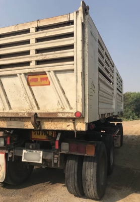 ขาย ISUZU 360 พ่วงแม่ลูก กระบะเหล็กสามมิตร  รถปี 57