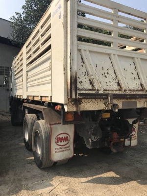 ขาย ISUZU 360 พ่วงแม่ลูก กระบะเหล็กสามมิตร  รถปี 57