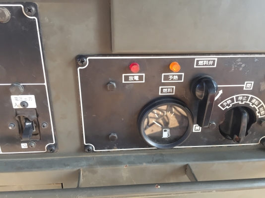 ขายตู้ปั่นไฟทหารเครื่องยนต์ดีเซล3Kwเก่าญี่ปุ่น