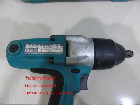 เครื่องบล็อคไฟฟ้า Makita รุ่น TW0200 สภาพดี พร้อมใช้งาน เครื่องบล็อคไฟฟ้า Makita รุ่น TW0200 สภาพดี พร้อมใช้งาน