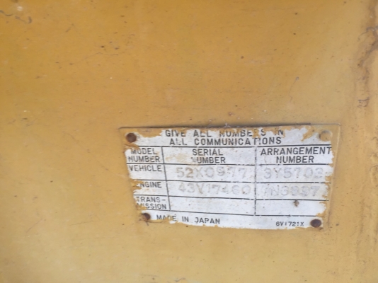 D4E รถดันCAT เก่าใช้ในไทยเอกสารใบซื้อขาย @450,000฿ ดูแล้วสนใจโทรหาครับ ☎ 081-989-1989+ ID LINE :rangrayong หรั่งครับ