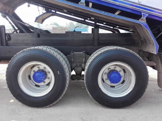 ISUZU เครื่อง 300 แรง ปี 53 กระบะดัมพ์มิเนียมแม่ลูก 2 เพลา พร้อมใช้งาน