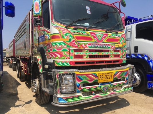 Isuzu 360 แรง ปี 53 แม่ลูกดัมพ์มิเนียมอู่สหกิจ ลูก 3 เพลาแท้ น้ำหนักบรรทุก 28.8 ตัน ทะเบียนพร้อม