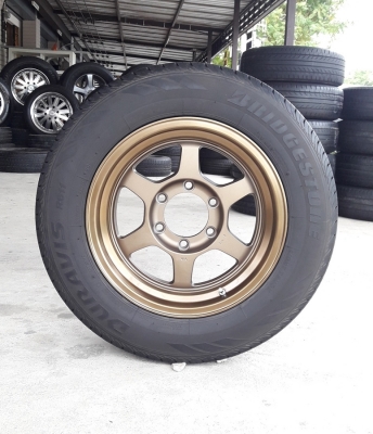ล้อใหม่TE37 ขอบ16 6รู พร้อมยาง215/65/16 ปี15  4 ล้อ