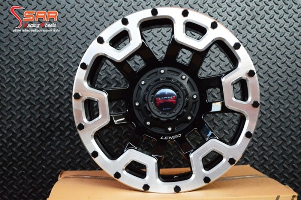 ล้อแม็กซ์ LENSO MAX-X08 ขอบ17 นิ้ว สีดำขอบเงา